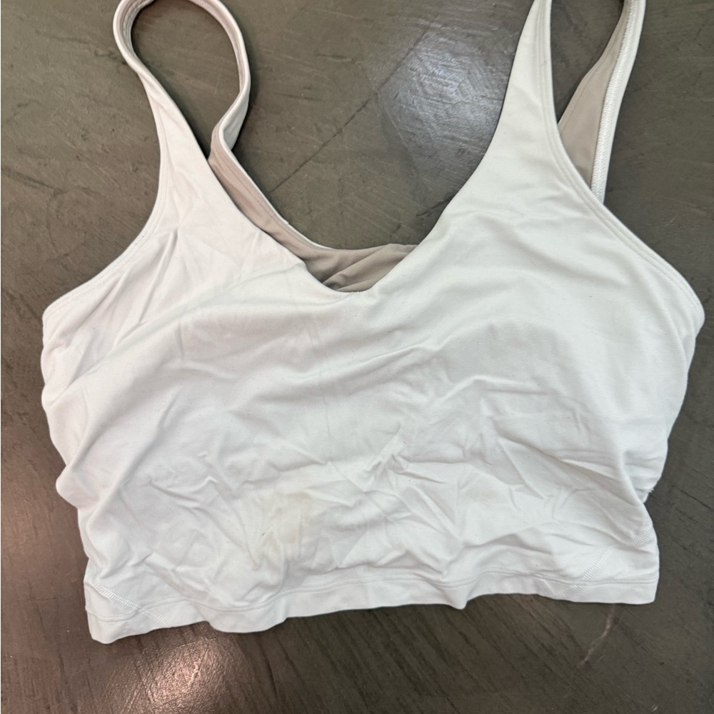 Women's White Cami Top lululemon size 8